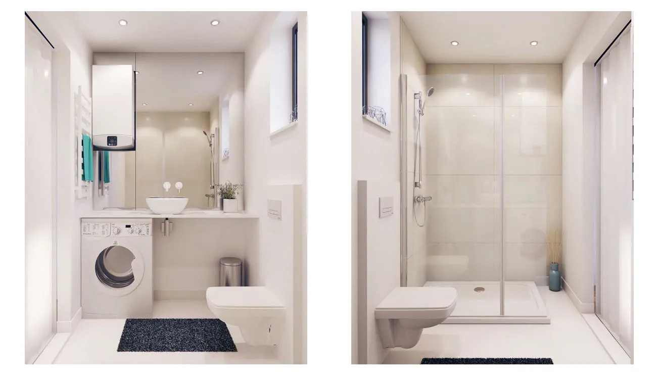 Bathroom Converted Container House