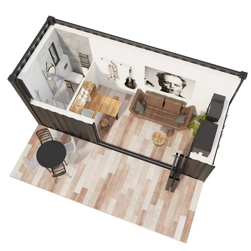 20ft Container Layout