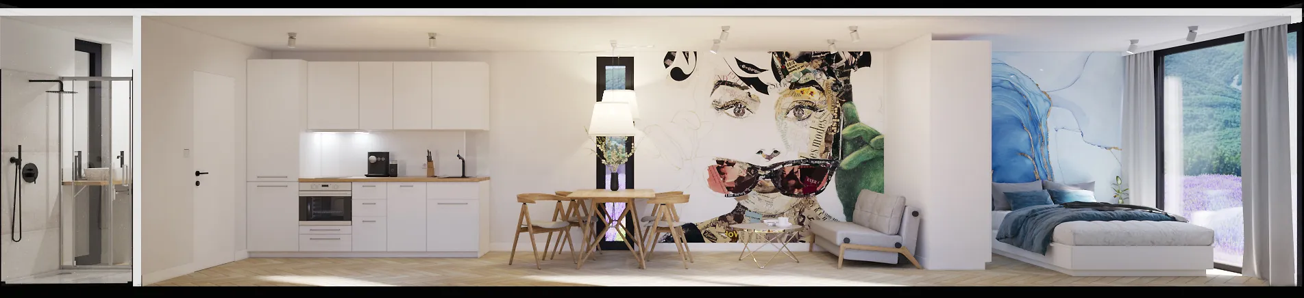 1 Bed L30.4XL Self Contained Studio