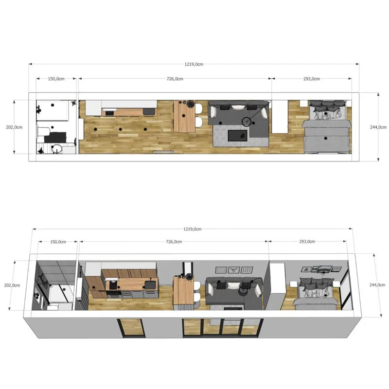 40ft Container Home Plans